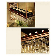 MY1MEY Portabicchieri da Vino Portabottiglie a Testa in Giù, Appeso a casa, Decorazione Creativa, calici, portabottiglie per Vino