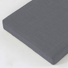 BoruisX - Cuscino per panchina da 8 cm, spessore 2 3 posti, cuscino per panca da 100/120/150 cm, per interni e pranzi all'aperto, per giardino (100 x 40 x 8 cm, grigio scuro)
