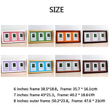GWXLD 3 Cornici per Collage in Legno Appese in Legno Multi Foto Cornice 6 7 8 Pollici E-43 * 21.3cm
