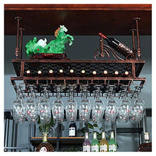 ZZSJC Upside Supporto di Vetro di Vino di Down, Ferro mensola del Vino, Wine Rack, Bottiglia di Vino Rack, Vetro Rack, Supporto del Vino, Governo del Vino, Hanging Vino Display Stand