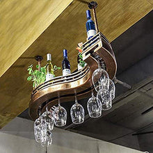 Portabottiglie per Vino Moderno in Metallo portabottiglie portabottiglie per Vino - portabottiglie per Vino da Appendere, portabottiglie per Vino Alto, portabottiglie da cucina-60x30cm