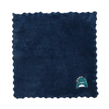 Sxgyubt Home Asciugamani Coral Velluto Ricamato Stracci Cucina Assorbimento Acqua Non Perde Panno Lavastoviglie, Maialino blu., One