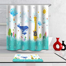 LIYAN Combinazione Bagno. Immagini Chiare E Colori Vivaci Rendono Il Tuo Bagno Pieno di Vita. Accessori da Bagno. Giraffa. Balena. Mongolfiera.