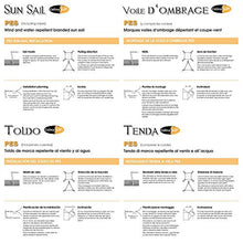 CelinaSun Tenda Parasole a Vela Giardino Balcone PES Poliestere Idrorepellente Triangolare 4,2 x 4,2 x 6 m Bianco Crema