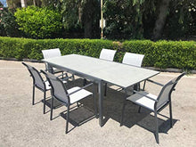 Set Giardino Santorini Tavolo ALLUNGABILE 160/240X100 +8 POLTRONE