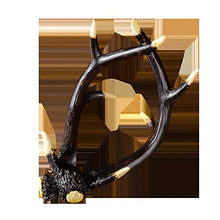 Resina Cervo Corna Rosso Vino Bottiglia Titolare Da Tavolo Rack Imitazione Corna Resina Vino Rack Ornamento Casa Bar Decor Scultura