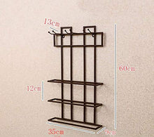 PZW Appendini Appendiabiti Appendiabiti Portabottiglie Ornamenti Portabicchieri Vino Rosso Appesi Portabottiglie Vino Creativi PortabottiglieNero