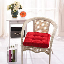 joyMerit 2Pcs Design Home Car Sofa Office Square Seat Chair Accogliente Cuscino (Blu + Rosso)