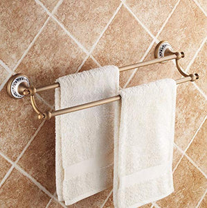 MBYW portasciugamani Moderno Accessori da Bagno, Accessori da Bagno in Porcellana Blu Antico e Rame Bianco, pendagli in Porcellana Blu e Bianca, portasciugamani, portasciugamani
