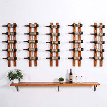 Portabottiglie in legno di lusso leggero, espositore per vino a parete, portabottiglie per vino/A / 150×19.5CM
