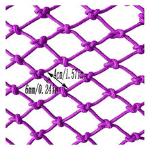 WaiMin Rete di sicurezza for bambini Viola Scala Balcone Rete di protezione Rete interna for corrimano Rete for gatti Scuola materna Rete tessuta a mano Rete di sicurezza Rete ferroviaria Rete fissa R