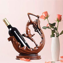 ZYNWW Portabottiglie per Vino dal Design, Cremagliera del Vino del Bello E Pratico Portabottiglie Vino Creativo del Supporto Bottiglia Artigianato Ornamenti.