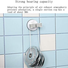 ZXCASDF Robusto Mobilia Appeso Mop Cremagliera Aspirazione Gancio della Tazza del Supporto del Gancio Non-Marcatura Libera Punzonatura della Clip Mop Carta Forte Risparmiare Appendiabiti Spazio Scopa