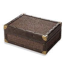 Scatola Di Sigari Humidor Con Umidificatore e Igrometro - Humidor In Pelle Marrone - Humidor 50