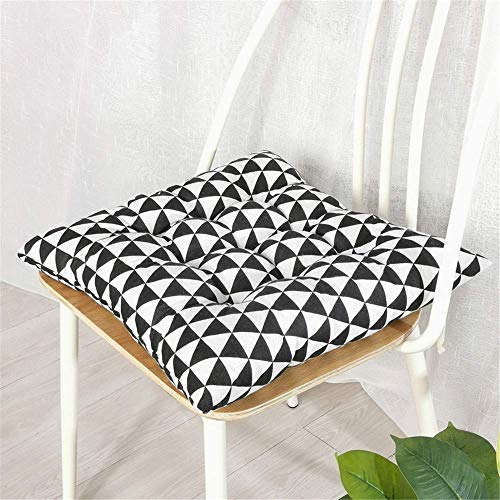 Pillowcase 2 Confezioni di Cuscini Quadrati per sedie, Cuscini Antiscivolo, Cuscini per sedie in Cotone e Lino, Cuscini Decorativi, per Uso Domestico in Giardino (# 7,45 * 45 cm)