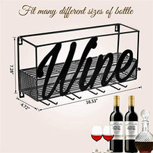 Tinyuet Scatola per Vino da Parete | Portabottiglie e Vetro | Decorazioni per la casa e la Cucina | Deposito di Sughero | Rack di stoccaggio-Wine