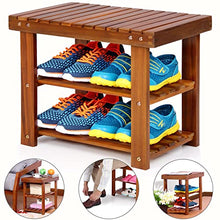 Casaria Scarpiera e Panchina Ingresso 2in1 50x30x46cm Legno Ripiani Mobile Salvaspazio Ordine Scarpe