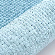 Set da bagno in due pezzi rettangolare a forma di U Tappeto Tappetino da bagno Indossabile Morbido e confortevole per la cucina(Blue-green)