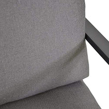 Gartentraum Angolo Salotto in Alluminio Grigio per 4 Persone - Moderno - Mobili da Salotto Elto