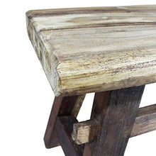 vidaXL Panca in Legno Massello di Recupero Esterni Rustica Panchina Giardino