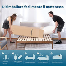 Amazon Basics - Materasso con gel/memory foam, molle incapsulate, 140 x 200 cm