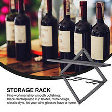 Cabilock Portabottiglie per Vino a Parete Portabottiglie per Vino Rosso Portabottiglie per Vino in Metallo Organizer per Bevande Portabottiglie per Liquori (Stile 2)