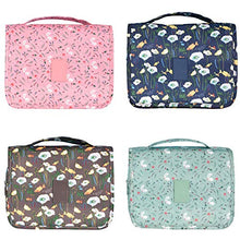 TREESTAR Borsa da Viaggio Impermeabile Custodia di Grande capacità Caso Cosmetico Borsa Cosmetica per Il Lavaggio Portatile con Gancio per Uomini Donne Che Viaggiano (Blue)
