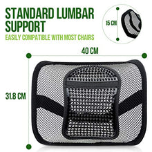 RenFox Supporto Lombare, Cuscino Lombare Supporto Schienale Ergonomico Cuscino per Sedia Ufficio Auto Divano Sedie, Riduce Il Dolore alla Schiena e del Coccige, Regolabili
