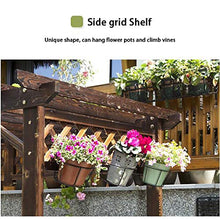 Gazebo da giardino Gazebo for Patios, legno Uva Rack all'aperto Cortile anticorrosivo di legno Padiglione con la rotella della Tabella creativa, Villa Arrampicata rattan telaio, for Prato, Giardino, B