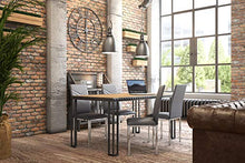 Albatros 2923 Verona Set di 2 sedie da Pranzo, Grigio, Piede Cromato, SGS Tested