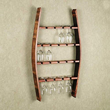 DJSMjbj - Porta calici da vino europeo in legno massiccio, stile moderno, minimalista a testa in giù, scaffale per bicchieri da vino, per soggiorno, creativo, in vetro