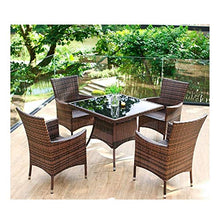 Tavolo in vimini in rattan mobili in patio e set s Mobili da giardino in rattan patio mobili da giardino patio rattan tavolo da pranzo set teatro di vimini per giardino all'aperto a bordo piscina