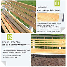 Panchina da Giardino per Esterno, Sedia con Seduta in Metallo e Veranda Panca con Schienale, Panca da Giardino Piazza Portico Percorso Cortile Prato Decor Sedia per 2-3 Persone