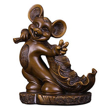 ZGPTX Scultura per Statue Decorazione Creativo Wine Rack Ornament Rat Wine Rack Modern Simple TV Cabinet Decoration Gift