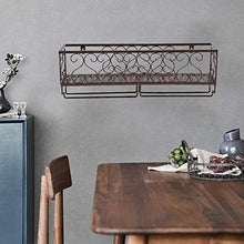 NFGHK 1 Pz Portabottiglie Portabottiglie Portabottiglie Display Bar Mensola Bottiglia a Muro Portabottiglie in Vetro Champagne Portaoggetti da Bar Cucina Bronzo