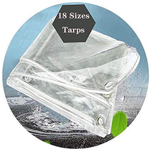 SHIJINHAO Telo Impermeabile Esterno,Custodia Trasparente Poly Tarp Tarp Duty Tarpaulin Tarpaulin Tarpaulin Trasparente con Gommommets Resistenza allo Strappo Serra Bordi Rinforzati A Serra Bordatura,
