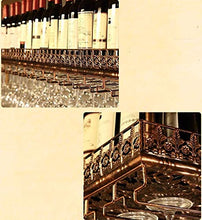 FGDSA Portabottiglie da Parete in Metallo ripiano in Ferro ripiano nel Bar Loft a soffitto a Parete Appeso Vino calici in Vetro Champagne Porta calici portabottiglie (Dimensioni: 120 * 35 cm)