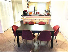 Sedia da salotto in tessuto di velluto retrò Sedie da pranzo imbottite con gambe in metallo Sala d'attesa in stile legno Soggiorno Mobili da ufficio moderni (Red 4)