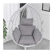 Cuscino per Sedia Cesto Appeso Altalena Rimovibile Culla Amaca Schienale Esterno da Ufficio Supporto Lombare (Colore: Grigio)