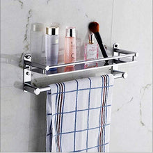 ZLININ Y-longhair Accessori da bagno a parete in acciaio inox porta asciugamani con gancio Mensola da bagno Ciondolo 40CM