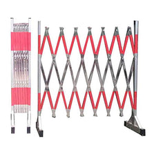 LSXIAO-Balcone Protezione Pieghevole Recinzione di Sicurezza, Barricate Mobili, Acciaio Inossidabile Recinzione Telescopica Controlla La Folla Elettricità Isolamento Facile da Riporre per La Scuola