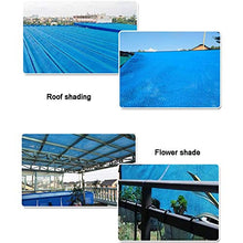 XIAOXIAO Rete ombreggiata Ombra Net-Home Encryption Rete Addensata Ombra Tetto Terrazza Terrazza Serra Balcone Isolante Rete 90% Ombra Blu (Dimensione: 2x2m) (Size : 5x10m)