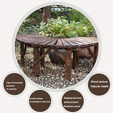 outdoor furniture Sedia da Parco panchina in Legno massello, panchina da Esterno in Legno massello anticorrosivo, Supporto da Balcone per Balcone, Usato per Prato, Portico