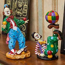 ZGPTX Creative Circus Clowns Pose with Home Decor American Retro Living Room Wine Cabinet TV Cabinet Crafts