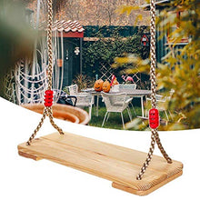 UPANV Sedile Altalena in Legno per Adulti E Bambini Sedile Sospeso in Corda da Giardino da Esterno con Corda Regolabile in Altezza