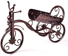 Leifeng Tower Classico Wine Rack Ferro Battuto Materiale vitivinicolo Europeo Bicycle Classic Rack casa Rack Bar Bar Table Decoration Wine Rack (Color : Black)