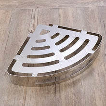 BESTOMZ Mensola ad Angolo per Doccia Bagno, Colla Brevettata + Autoadesivo 3M, Alluminio, Finitura Opaca