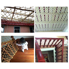 MFLASMF Rete di Sicurezza Protezione per Balcone Rete di Sicurezza per Scale per Bambini, Rete in Nylon colorato, Rete anticaduta per Balcone, Rete per Recinzione da Giardino, Rete per dec