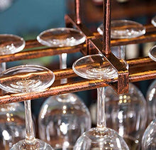DFJU Wine Bar Stile Semplice Ferro da Appendere Bicchiere da Vino Cremagliera Decorazione a soffitto Scaffale Bar Deposito (Dimensioni: 80 * 25 cm)
