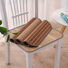 XHNXHN Nature Bamboo Square Summer Cool Chair Pad Cuscino per Sedile per Ufficio Divano per Auto Ristorante Raffreddamento Cuscini per sedie da Pranzo K 18x18In * 2